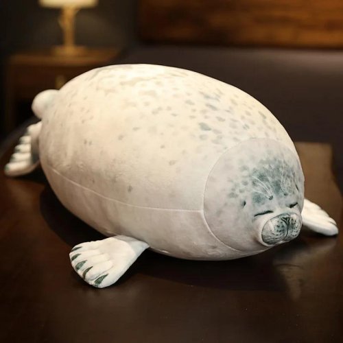 귀여운 인형 봉제 웃긴 30CM 화난 Blob 인감 베개 통통한 3D 참신 바다 사자 장난감 잠자는 선물 소녀