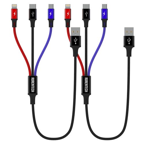 로랜텍 3 in 1 멀티 고속충전 케이블