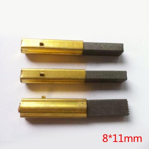 진공 청소기용 구리 슬리브 모터 카본 브러시 로트당 2 개 8 11mm