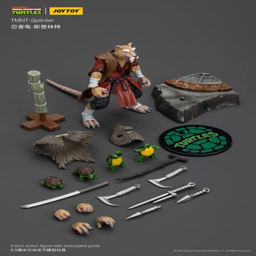 JOYTOY 오리지널 TMNT 틴 에이지 뮤트 네이키드 닌자 거북이 1/18 Groundchuck Dirtbag Rahzar 풀 시리즈
