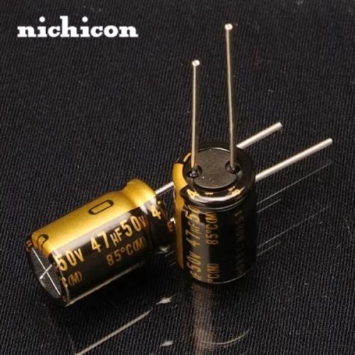 10-50pcs  Nichicon Muse Kz 47uf 50v 10x16mm 수입 오디오 등급 전해 콘덴서