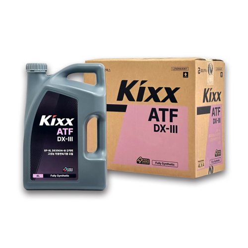 KIXX ATF DX3 4L 4-5단 자동미션오일, 1개, 4L