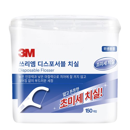 쓰리엠 디스포서블 치실 벌크 싱글라인, 2cm, 150개입, 1개