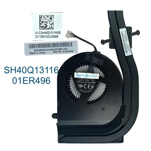 레노버 씽크패드 T580 P52S 20L9 SWG 노트북용 CPU 쿨러 팬 히트싱크 써멀 모듈 01ER496 SH40Q13116 (신품)