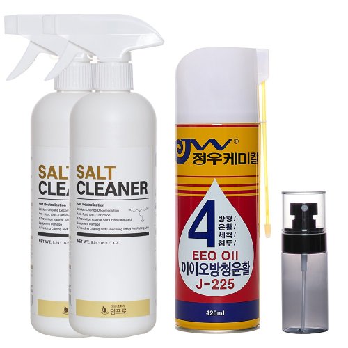 정우케미칼 염프로 염분 중화제 제거제 릴 세척 정비, 1세트, 1.42L