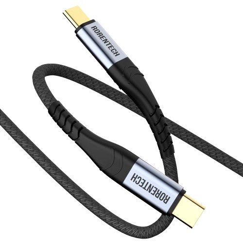 로랜텍 C to C PD USB 3.1 gen2 고속충전 케이블 100W 1.2m, 1개, 혼합색상, 1.2m