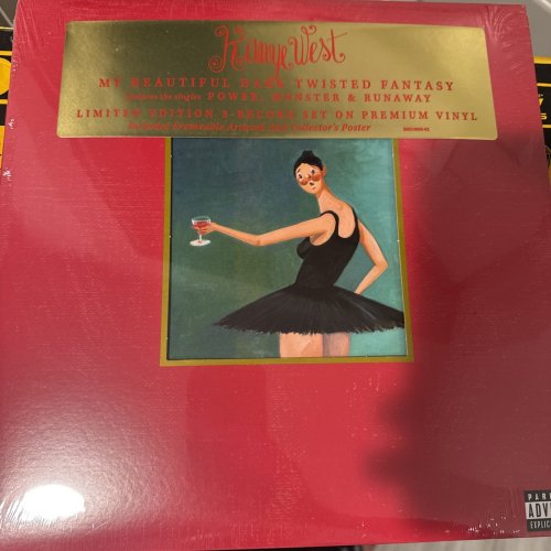 (수입 LP) My Beautiful Dark Twisted Fantasy by Kanye West (Record 2010) Limited Edition